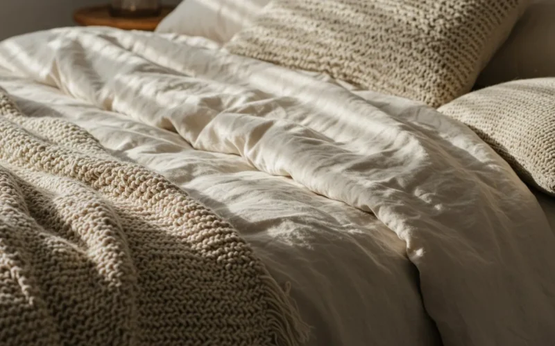 Boho sypialnia – tkaniny inspiracje
