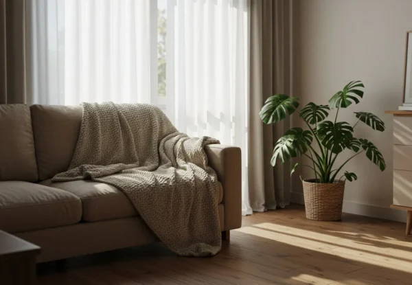 Projekt mieszkania 50 m2 dwupokojowe